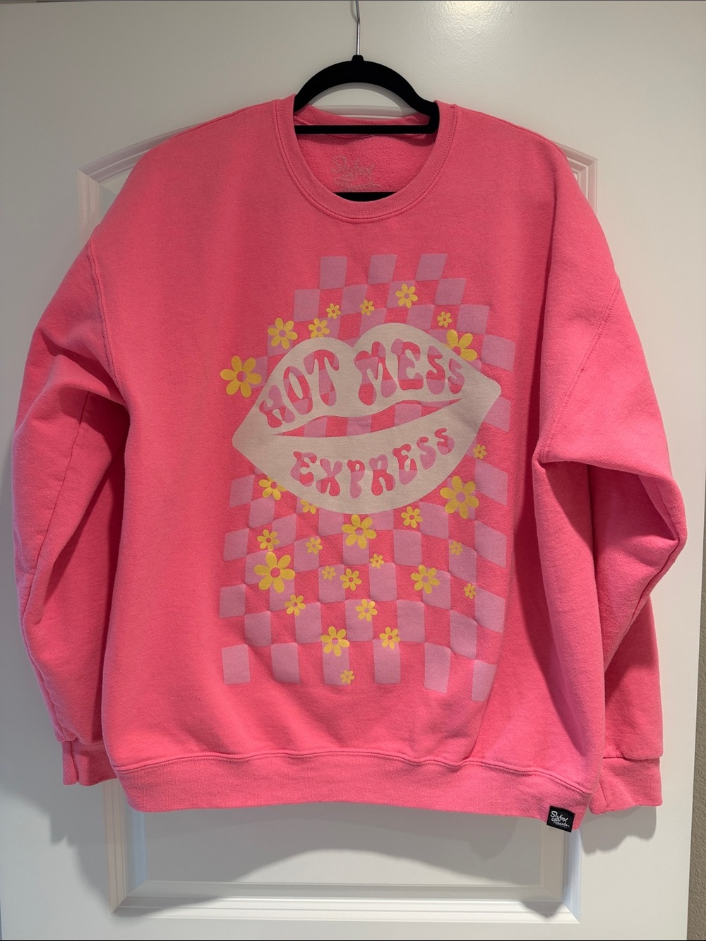 Hot Mess Express Pink Graphic Sweatshirt - Unbranded